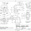 3D CAD 練習課題4-9（SOLIDWORKS Tech Blog  Model Mania 2000よりフェーズ１の図面解答(2/2)）