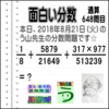 ［う山雄一先生の分数］【分数６４８問目】算数・数学天才問題［２０１８年８月２１日］Fraction