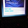 ThinkPad X31 リカバリ中・・・