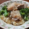 鶏肉とブロッコリーのリゾット