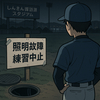 高校野球の夜間練習が中止に！スタジアムで銅線盗難