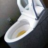 トイレづまり　おそらくトイレットペーパーを流しすぎた　ローポンプで対応