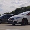 TypeRキラー VW ゴルフクラブスポーツS vs シビック タイプR 加速対決!動画