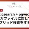 Elasticsearch + pgvectorで1000万ファイルに対してハイブリッド検索をする