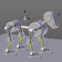 Blender 7日目 ロボット犬アニメーション その4 リギング 初心者から画像制作 3d Graphic Design From Beginner