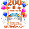Firefoxが2億ダウンロードに到達