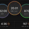 【ラン練習】多摩川不整地20kmラン