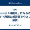 Zoomが「待機中」になるのはなぜ？原因と解決策をやさしく解説