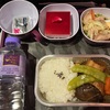 タイ国際航空 TG660は終電に気を付けて！バンコクから羽田へ BKK to HND。機内食の角煮が美味かった•搭乗記