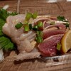 Torisashi, which allows you to enjoy the sweetness and umami of chicken, is incredibly delicious.