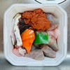 臓物料理で暖をとる