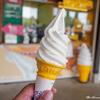 バイクで道の駅に寄ると何故か食べてしまうソフトクリーム