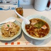八千代の満福亭で『カニチャーハンとワンタン』を食べました。