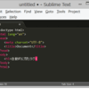 Sublime Text 3 は、htmlで 「</」 と入力すると自動的にタグを閉じるようになった