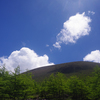 【山歩写真】高原の緑と火山の黒・夏の盛りの浅間山（前掛山）②
