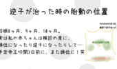 30週で逆子が自然に治った胎動の位置と逆子の胎動の位置【妊娠8ヶ月・9ヶ月・10ヶ月】