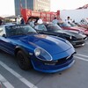自動車博物館での日本車ミーティング