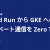 Cloud Run から GKE へのプライベート通信を Zero Trust で設計する