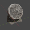 Blenderで点群(.ply)を色付きでレンダリングする