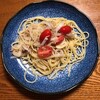 シーチキンとミニトマトのパスタ