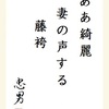 ああ綺麗妻の声する藤袴