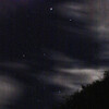 台風の夜空