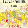 図書館探訪。森博嗣「正直に語る100の講義」