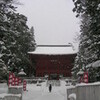 雪の岩木神社