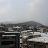 水上温泉の雪景色と露天風呂