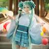 VOCALOIDボーカロイド 初音ミク はつね ミク 夏祭り 浴衣 花火大会 きれいな コスプレ衣装