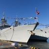 【国際観艦式2022】カナダ軍ハリファクス級フリゲイトバンクーバーとウィニペグ,護衛艦あさひ型あさぎり型
