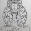 ✒仏像なぞり描き👳