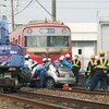 各務原線でふみきり事故、クルマのふたり死亡 - 2016.3.6