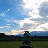 御嶽山(御岳山)と夕空の風景・2021年9月10日②