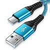 usb type c ケーブル タイプc ケーブル USB C充電ケーブル 急速充電 QC3.0対応/1.8m/保証付き 3重ナイロン編み 携帯Cケーブル USB C to A ケーブル 高速 スマホ 充電ケーブル アンドロイド用 充電コード