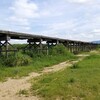 【京都】八幡、『流れ橋（上津屋橋）に行ってきました。』 京都観光 女子旅 そうだ京都行こう 