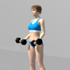 Dumbbell Bicep Curl, App for Muscle Training