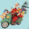 Tam Tam Gallery SCOOTER SANTA