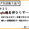 雑談＃２５　Google砲着弾ならず―それでもビギナー卒業できた1月と厳しい目標設定で一皮むけたい2月、要するにブログ生活の振り返りです