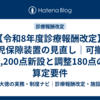 【令和8年度診療報酬改定】小児保隙装置の見直し｜可撤式1,200点新設と調整180点の算定要件