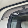 【カスタム】クレソンジャーニーにTOYOTA純正サイドバイザーを取り付け