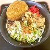 新月（藤沢）肉うどん＋コロッケ＋ミニ冷そば
