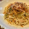 【55点】ツナと玉ねぎの「にんにく醤油パスタ」