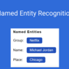 Named Entity Recognition Services for Machine Learning