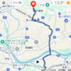 トレーニングと車引取りを兼ね県境を越えて走る