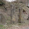 庚申塔と田神塔ほか（湯沢市岩崎・八幡神社）