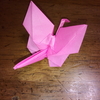 私の折紙の実力（鶴の基本形を使った簡単な鳥系の作品３パターン）