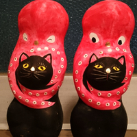 猫にたこ（白猫） - 郷土玩具のABC