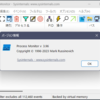 Sysinternals ProcessMonitor プロセス モニター v3.96 日本語化