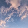 いつかの夕空。春が恋しい